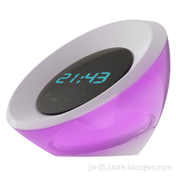 LED Color Changing Table Lamp with Time Display